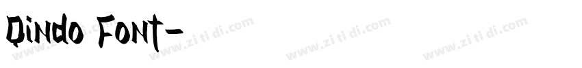 Qindo Font字体转换